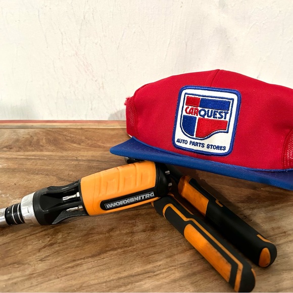 Vintage 80's Car Quest Auto Parts Store Sports Specialties Snapback Trucker Hat - Picture 9 of 9